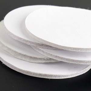 Muestra gratuita: Parche antideslizante circular transparente de acrílico para sofá, soporte para cinta, sujetador de cables, enmascarador doméstico sin costuras - Product Image 3