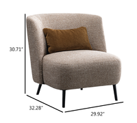 Chaise de canapé à coussin doux de Style nordique nouveau design chaise d'appoint avec oreiller pour la lecture de loisirs pour le salon ou la chambre