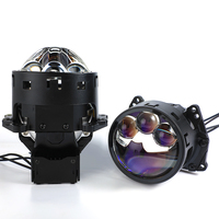 Projecteur LED 85W Triple Laser 3 POUCES avec lentille carrée pour mise à niveau des phares