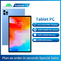 Tablette PC Android 10 OEM 10,1 pouces 64 Go MTK 3G Octa Core 1920x1200 Écran capacitif Éducative Nouvelle