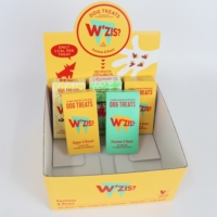 Boîtes de papier d'affichage de boîte de papier kraft pliable de taille personnalisée avec votre propre logo pour l'emballage d'aliment pour animaux de compagnie