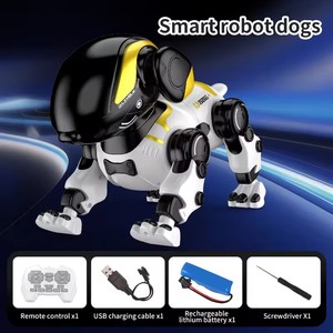 Tiếng nói RC Robot chó đi Bộ lật chào ngồi ngủ pushups câu chuyện điều khiển bằng giọng nói tiếng Anh bắt chước bài hát khiêu vũ mã hóa vui vẻ - Product Image 2