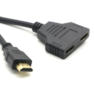 1080P HD 2in1 Bộ chuyển đổi cáp Y <span class=keywords><strong>Splitter</strong></span> cáp 1 Nam để kép 2 Nữ Y <span class=keywords><strong>Splitter</strong></span> Bộ chuyển đổi - Product Image 2