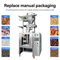 Machine d'emballage en sachet pour céréales, noix, bonbons, café, aliments pour animaux, perles de cristal et granulés, à base d'avoine, de graines de tournesol, de soja, de haricots mungo et de mélanges multigrains