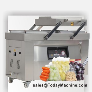 Machine à sceller sous vide agricole à double chambre Machines à emballer sous vide la viande industrielle alimentaire Sous Vide Emballage Viande Vacio - Product Image 4