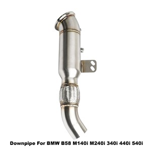 Tubería de escape de alto flujo de acero inoxidable Vortex Performance para BMW B58 M140i M240i 340i 440i 540i 2016-2019 Tuning - Product Image 1