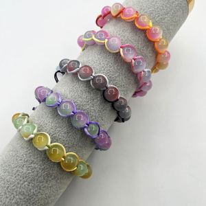Natural Stone <b>Bracelet</b> Colorful Glass Beaded Energy Healing Innovative Custom Jewelry Card E-commerce Ready Pack - Product Image 2