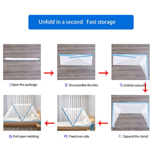 Mosquitera Plegable para Cama, Toldo de Malla Transpirable Portátil para Dormitorio - Product Image 2