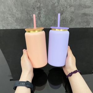 Lot de 25 gobelets en acier inoxydable plaqué or de 16 oz avec logo personnalisé et pailles en plastique transparentes pour gravure laser - Product Image 2