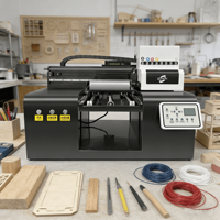 Imprimante jet d'encre UV 3040uv avec tête d'impression DX7, 2880 DPI, automatique, pour autocollants DTF et impression à plat, état neuf