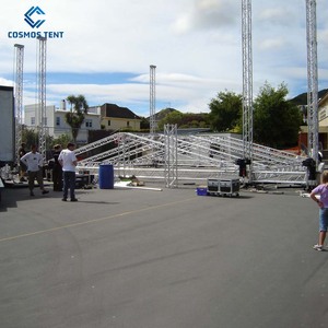 Ngoài trời ngoài trời nhôm DJ giàn hệ thống hiển thị với Hộp ánh sáng cho sân khấu giàn hiển thị - Product Image 4