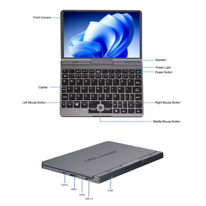 CRELANDER 2 in 1 โน้ตบุ๊กโยคะ แล็ปท็อป Intel N150 รุ่นที่ 12 หน้าจอสัมผัส แรม 12G DDR5  SSD 2TB มินิแล็ปท็อป - Product Image 5
