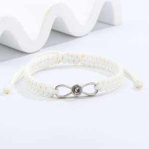 Pulsera de Proyección Tejida <span class=keywords><strong>a</strong></span> Mano, el Regalo Perfecto <span class=keywords><strong>para</strong></span> <span class=keywords><strong>tu</strong></span> Ser Querido, Pulsera con Foto Personalizada, Pulsera Colorida <span class=keywords><strong>para</strong></span> Parejas - Product Image 5