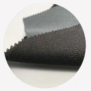 Factory bistrech fusible interlining 100D 200D 300D woven 100% polyester interlining