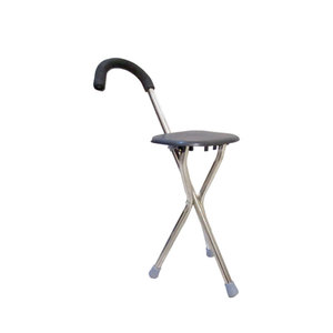 Canne pliante en acier inoxydable Heng Shunhong avec base à trois pieds pour personnes âgées, randonnée, camping - Product Image 1
