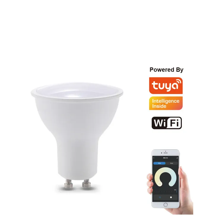 Factory Price Warranty 2 years Tuya Wifi Smart Wholesale GU10 MR16 smart spot light