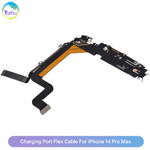 สายชาร์จแบบยืดหยุ่นสำหรับเปลี่ยนอะไหล่ iPhone 14 Pro Max ช่องเสียบ USB-C พร้อมไมโครโฟนและเสาอากาศ - Product Image 5