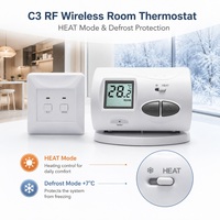 Thermostat de sol numérique programmable sans fil RF pour le contrôle de la température des chaudières à gaz