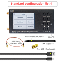 35M to 4400MHz MF/HF/VHF UHF Input Portable Handheld Spectrum Analyzer with GPRS Support FCC Certified
