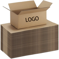 Boîtes d'emballage en carton ondulé rectangulaires auto-érectables pour tasses à café, design personnalisé, vente en gros