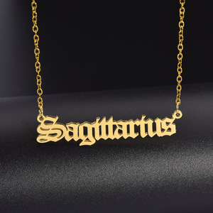 Jingyue <span class=keywords><strong>nomi</strong></span> personalizzati 18K collana in acciaio inossidabile placcato oro personalizzato lettera collana per le donne <span class=keywords><strong>nomi</strong></span> personalizzati collana - Product Image 2