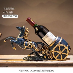 Modern living room ornament, home interior <b>wine</b> <b>cabinet</b>, partition decoration, creative horse ornament, <b>wine</b> <b>rack</b> - Product Image 3