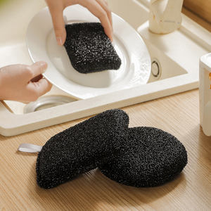 ฟองน้ำล้างจานอเนกประสงค์ใช้ในห้องครัวแผ่นขัดล้างทำความสะอาดในครัวเรือน - Product Image 4