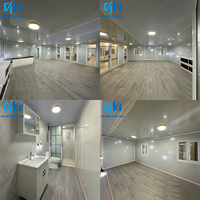 Rumah Kontainer Modern yang Dapat Diperluas, Hunian Modular, Tahan Air, Terisolasi Panas, Tahan Badai, Villa