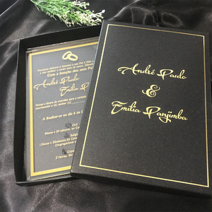 Invitations d'étiquettes de billets en acrylique de remerciement personnalisées Cartes de mariage Carte d'<span class=keywords><strong>invitation</strong></span> de mariage <span class=keywords><strong>avec</strong></span> boîte en papier - Product Image 3