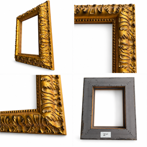 <span class=keywords><strong>Cornice</strong></span> in Legno Dorato Antico 8x10 cm Interno 32,5x37,5 cm <span class=keywords><strong>Cornice</strong></span> Barocca <span class=keywords><strong>Dorata</strong></span> per Decorazioni Murali di Lusso - Product Image 3