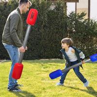 Gladiator Jousting Yard Game Kit PVC Accessoires de combat gonflables pour enfants Garçons et filles Sports de plein air et divertissement