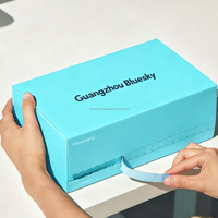 Boîtes en carton ondulé kraft avec bande détachable recyclable, service d'abonnement postal avec logo, laminage mat et gaufrage