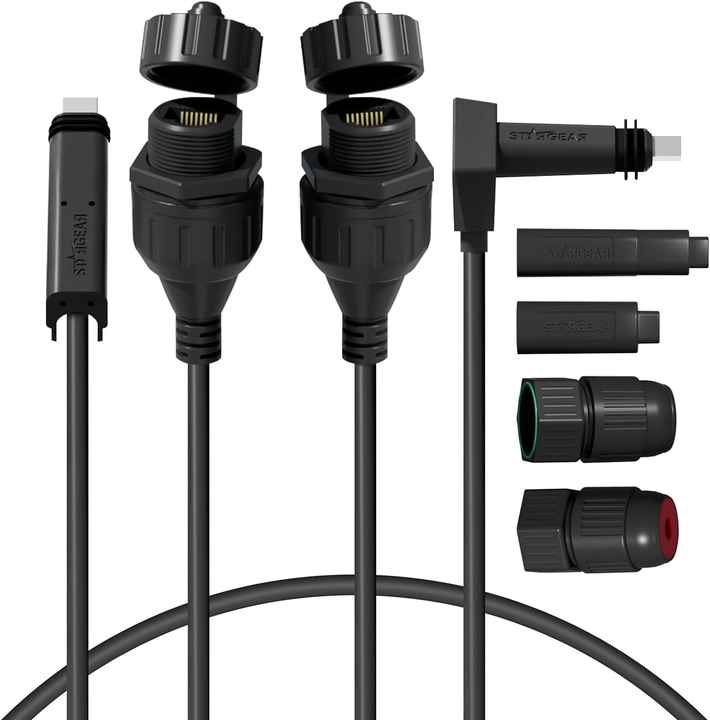 Klutchtech Starlink SPX-stekker naar RJ45-adapters, waterdichte Starlink- kabel, RJ45 vrouwelijke connectoren, ontworpen voor Starlink Gen 2 Dishy en Router Starlink-accessoires (paar voor schotel en Klutchtech Starlink SPX-stekker naar RJ45-adapters, waterdichte Starlink- kabel, RJ45 vrouwelijke connectoren, ontworpen voor Starlink Gen 2 Dishy en Router Starlink-accessoires (paar voor schotel en