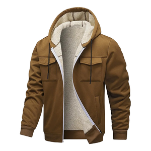 Chaqueta Bomber Holgada de Gran Tamaño, Estilo Urbano, Unisex, para Primavera, Deportes al Aire Libre, con Capucha, Cierre de Cremallera, Revestimiento Suave - Product Image 1