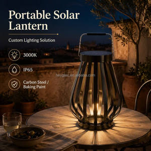 Outdoor Decor Portable Solar Lantern Table Solar Lamp Solar Garden String Lights for Garden Backyard Patio Camping Landscape