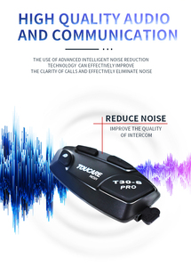 Intercom <span class=keywords><strong>Bluetooth</strong></span> <span class=keywords><strong>pour</strong></span> <span class=keywords><strong>moto</strong></span> TOUCARE T30S <span class=keywords><strong>pour</strong></span> 32 motards, <span class=keywords><strong>casque</strong></span> avec suppression automatique du bruit, étanche IP67 - Product Image 6