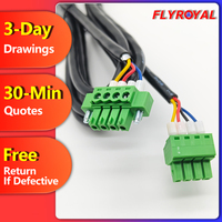 Konektor Blok Terminal Pluggable 5.08MM 2/3/4/5/6/7/8 Pin, Terminal Sekrup, Kabel Harness dan Perakitan Kabel