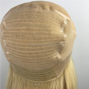 <span class=keywords><strong>Prothèse</strong></span> crânienne naturelle Médicale Mono Top Lace Front Cuticule alignée Cheveux bruts humains vierges Perruques blondes Femmes pour l'<span class=keywords><strong>alopécie</strong></span> - Product Image 6