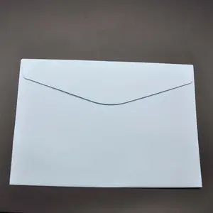 Holesale-sobres de papel con corte láser, tamaño de logotipo personalizado, color