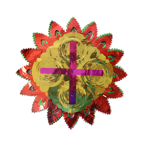 ดอกไม้สำหรับงานศพ พวงหรีดที่ระลึก ตกแต่งด้วยใบเมเปิลหลากหลายแบบ รูปหัวใจสีพีช ดอกทานตะวัน - Product Image 5