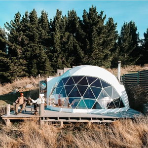 KENTEN personnalisé PVC temporaire géodésique 20 M2 dôme tente dôme maison monolithique luxe Igloo Glamping Resort Camping dôme géodésique - Product Image 2