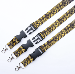Lanières colorées tendance et élégantes avec logo personnalisé, lanière en polyester par sublimation avec <span class=keywords><strong>boucle</strong></span> de sécurité, sangle spéciale pour le cou - Product Image 1