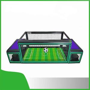 Máquina de Fútbol de Mesa para Dos Jugadores, Operada con Monedas, Metálica, para Interiores/Exteriores, con Efectos de Iluminación y Bola Incluida - Product Image 3