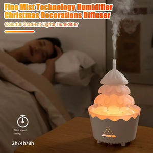 New Arrival Christmas Tree Mini <b>Essential</b> <b>Oil</b> <b>Diffuser</b> Quiet Remote Control Portable Humidifier <b>for</b> Home Car - Product Image 5