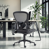 Chaise de bureau de direction de luxe en maille, pivotante, avec appui-tête réglable, design moderne pour la maison, la chambre, le salon, l'hôtel, en tissu
