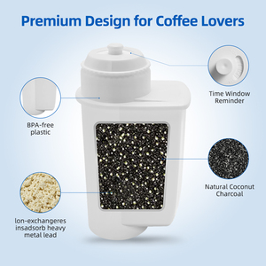 Filtre à eau pour machine à café en gros compatible <span class=keywords><strong>Bosch</strong></span>, cartouche filtrante à charbon actif, prise en charge OEM/ODM - Product Image 4