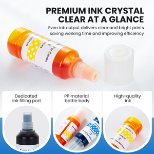Tinta de Recarga a Granel Compatible con Canon <span class=keywords><strong>PIXMA</strong></span> G580 G680 G540 <span class=keywords><strong>G640</strong></span> G550 G650, a Base de Agua, en 6 Colores Premium, Modelos GI43 43 GI53 83 - Product Image 4