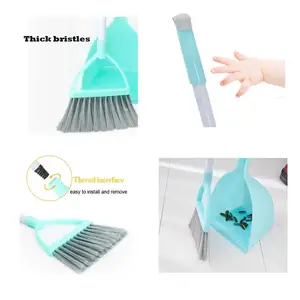 Mini Broom With Dustpan For Kids Little Housekeeping Helper Set