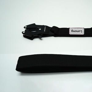 Custom Logo Durable Eco-Friendly Dog Leash with Frog <b>Snap</b> <b>Hook</b> Aluminium Accessories Quick Release Nylon Material Color Options - Product Image 3