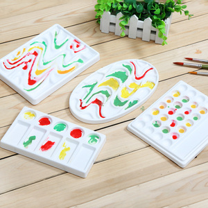 <span class=keywords><strong>Palette</strong></span> de peinture <span class=keywords><strong>aquarelle</strong></span> en céramique, 1 pièce, <span class=keywords><strong>palette</strong></span> de dessin professionnelle pour artiste, Paleta - Product Image 2